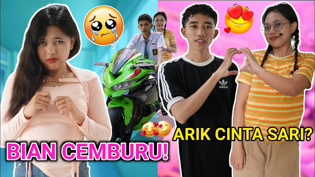 BIAN CEMBURU😭 ARIK PACARAN SAMA SARI SAMPE DIAJAK NAIK MOTOR NINJA?! | Mikael TubeHD