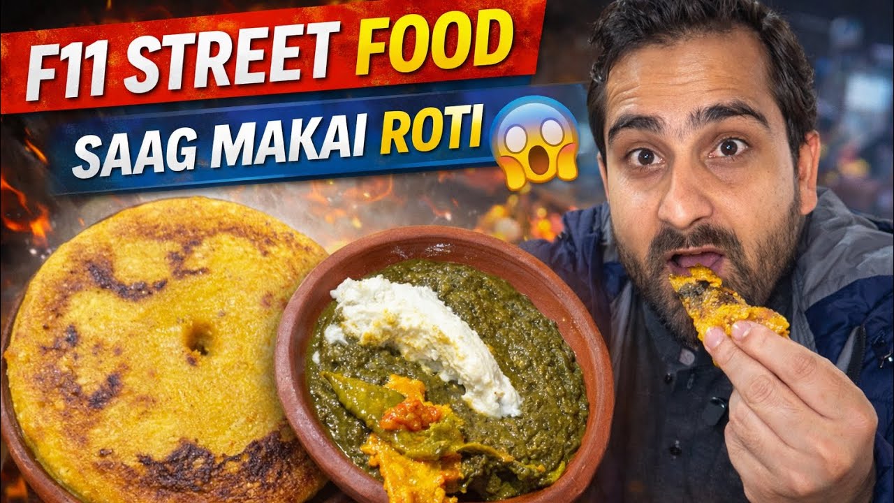 Saag Makai Roti, Hareesa & Lassi | Pure Desi Taste | F11 Islamabad Street Food 🇵🇰