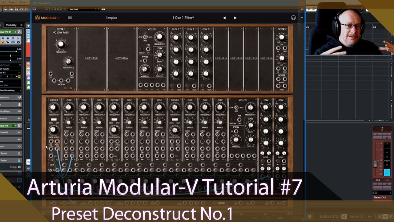 Прохождение Arturia Modular-V, эпизод 7 — деконструкция пресета № 1