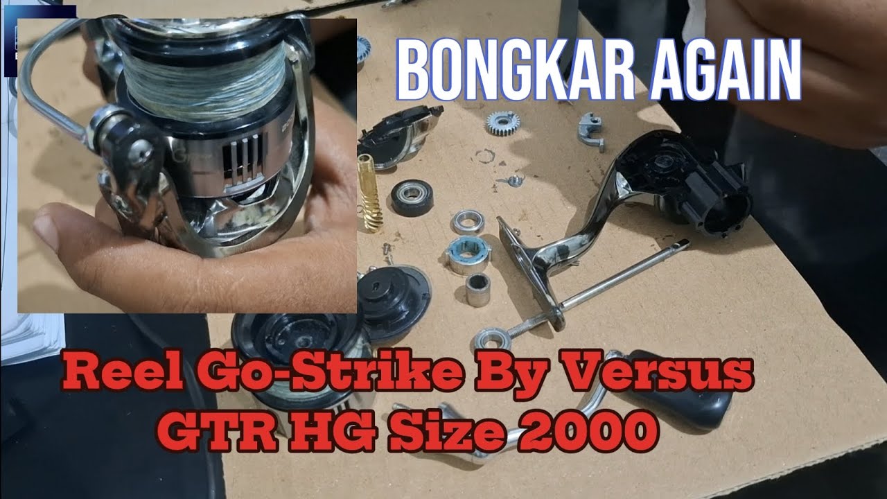 Bongkar Lagi Reel Go-Strike GTR HG by Versus Size 2000
