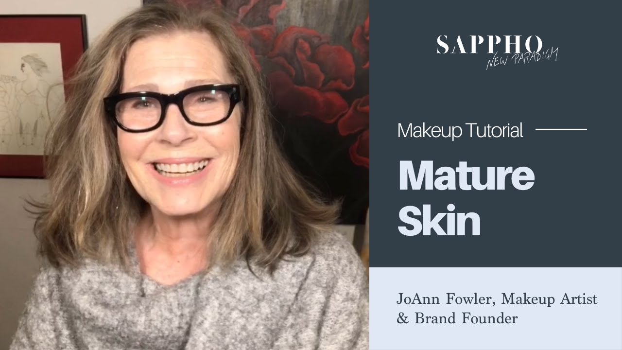 Natural Makeup Tutorial for Mature Skin Using My Clean Beauty Brand SAPPHO