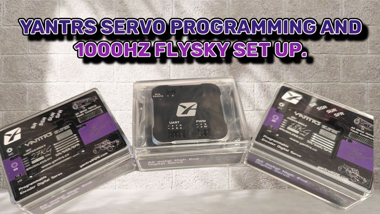 Yantrs TEST-01 servo programmer and flysky nb4/nb4+/noble pro set up