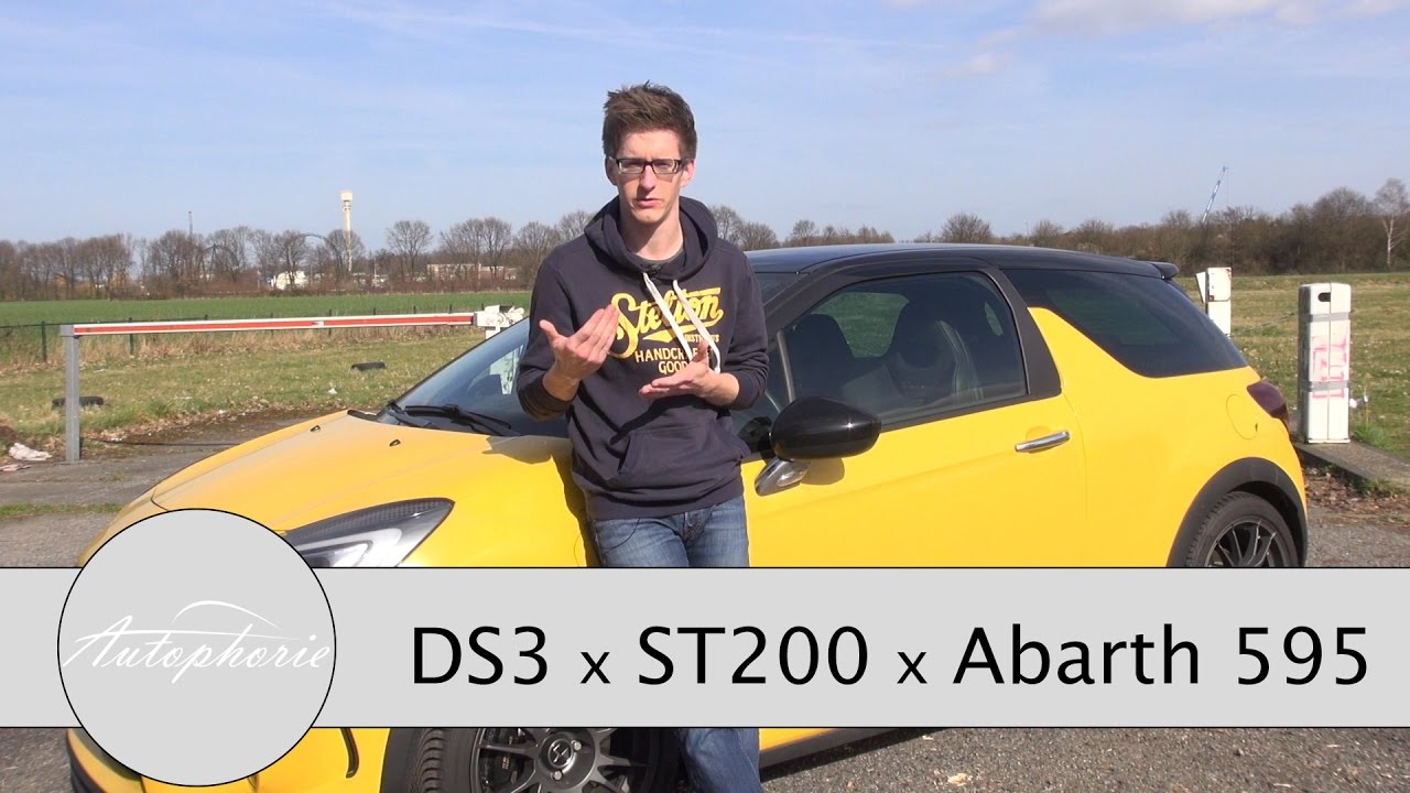 DS3 Performance vs. Ford Fiesta ST200 vs. Abarth 595 Competizione / Pro und Contra Talk - Autophorie