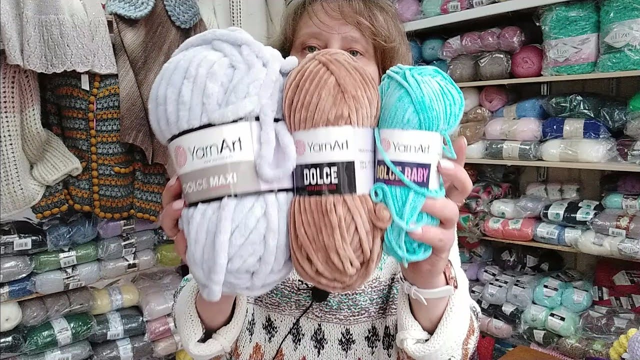 YarnArt DOLCE baby Dolce MAXI DOLCE МК цветочки крючком