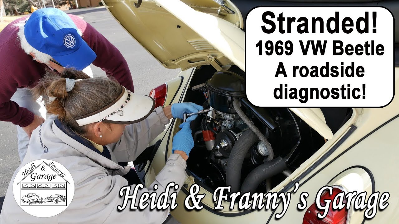 Stranded! VW Classic Beetle Roadside Diagnostic (1969)
