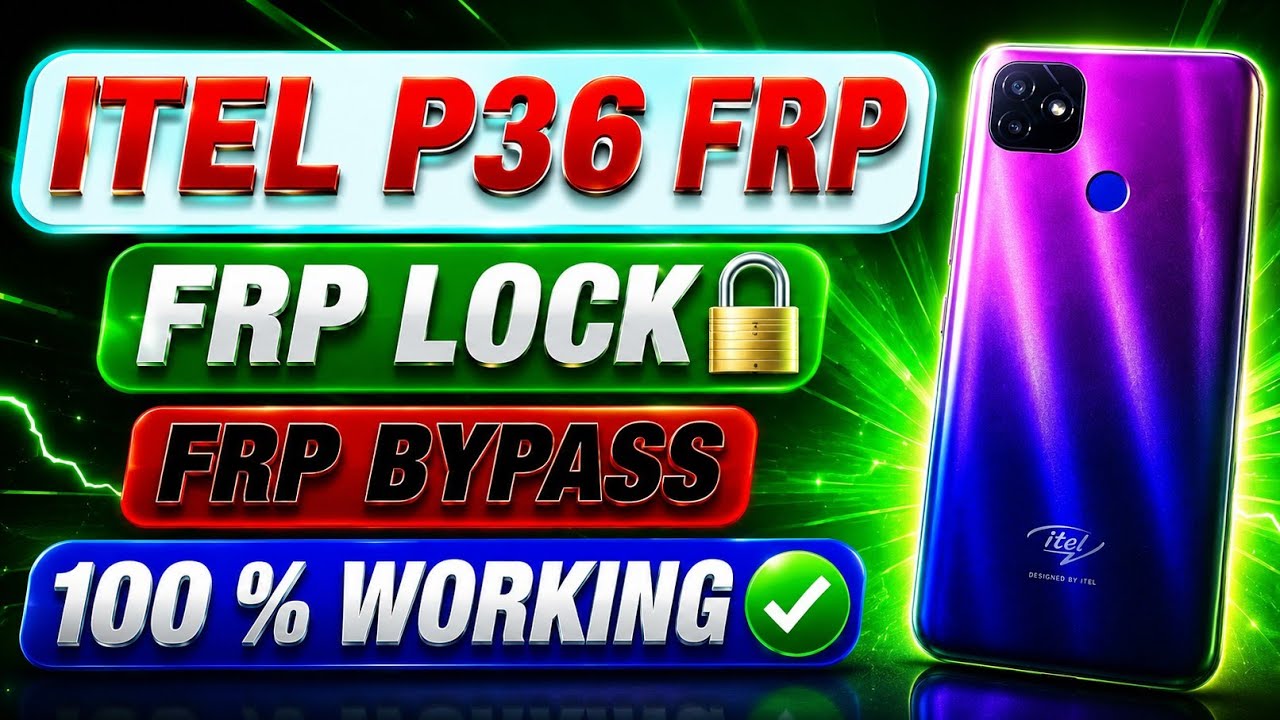 Itel P36 Google Lock Remove 2026 | Easy FRP Unlock Without Computer Tested