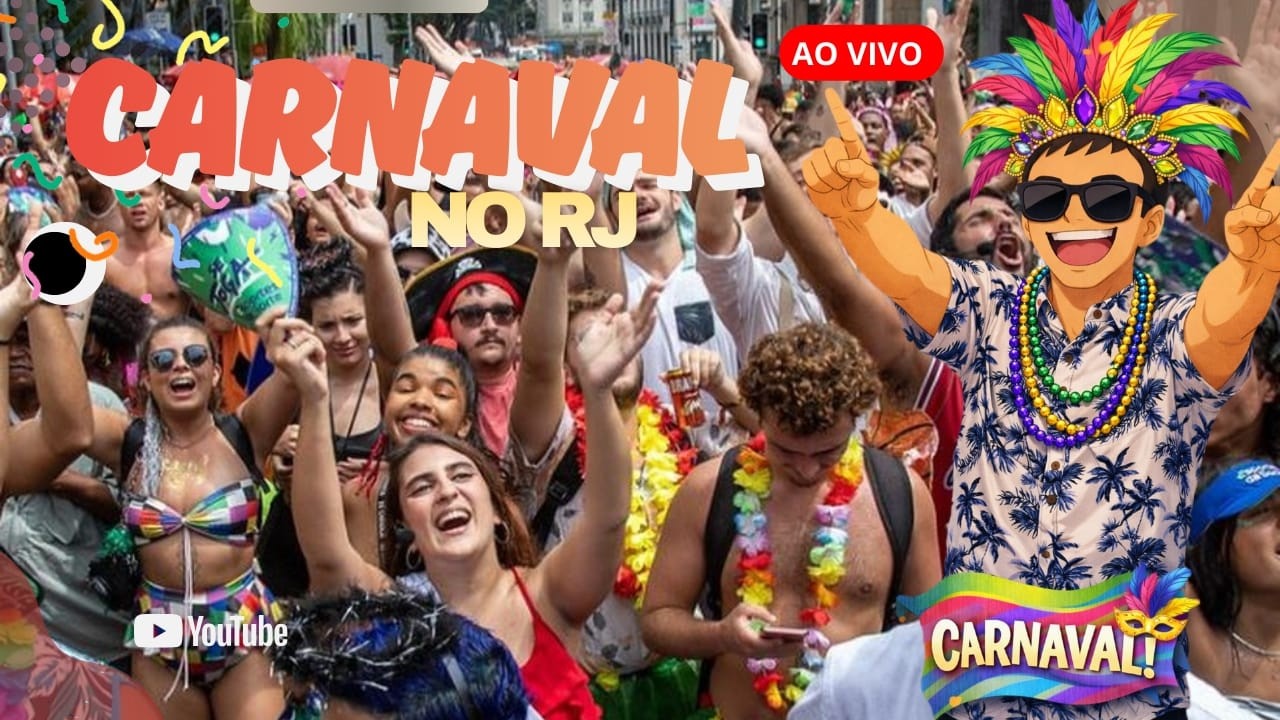 🔴Carnaval e curtição ao vivo, IRL no Rio de Janeiro.