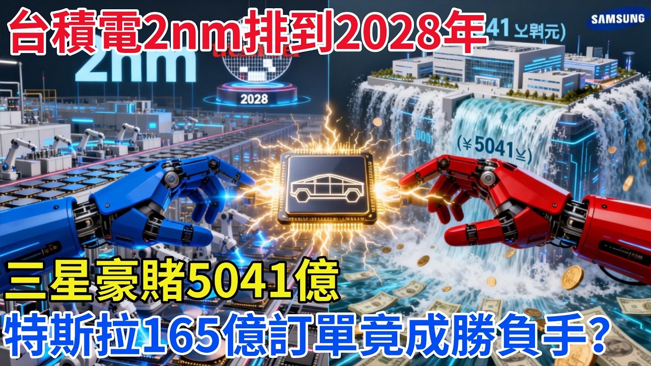 晶片格局大反轉！ 台積電2nm排單至2028，三星豪投5041億，特斯拉165億訂單改寫戰局？【匠行強國】#工程#科技#中國基建#科普#高鐵#芯片 #全球趨勢新聞#科技#熱門