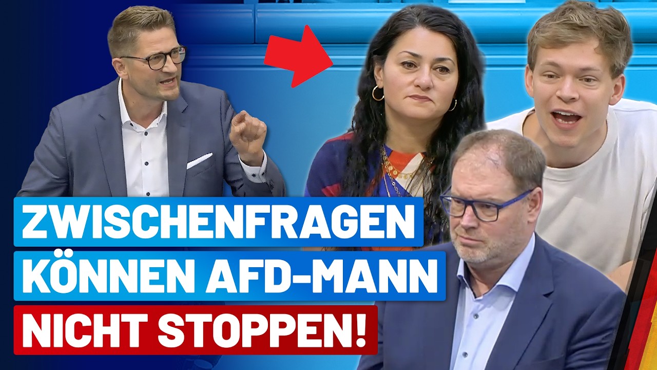 Ren&eacute; Springer kontert alle Zwischenfragen! - AfD-Fraktion im Deutschen Bundestag