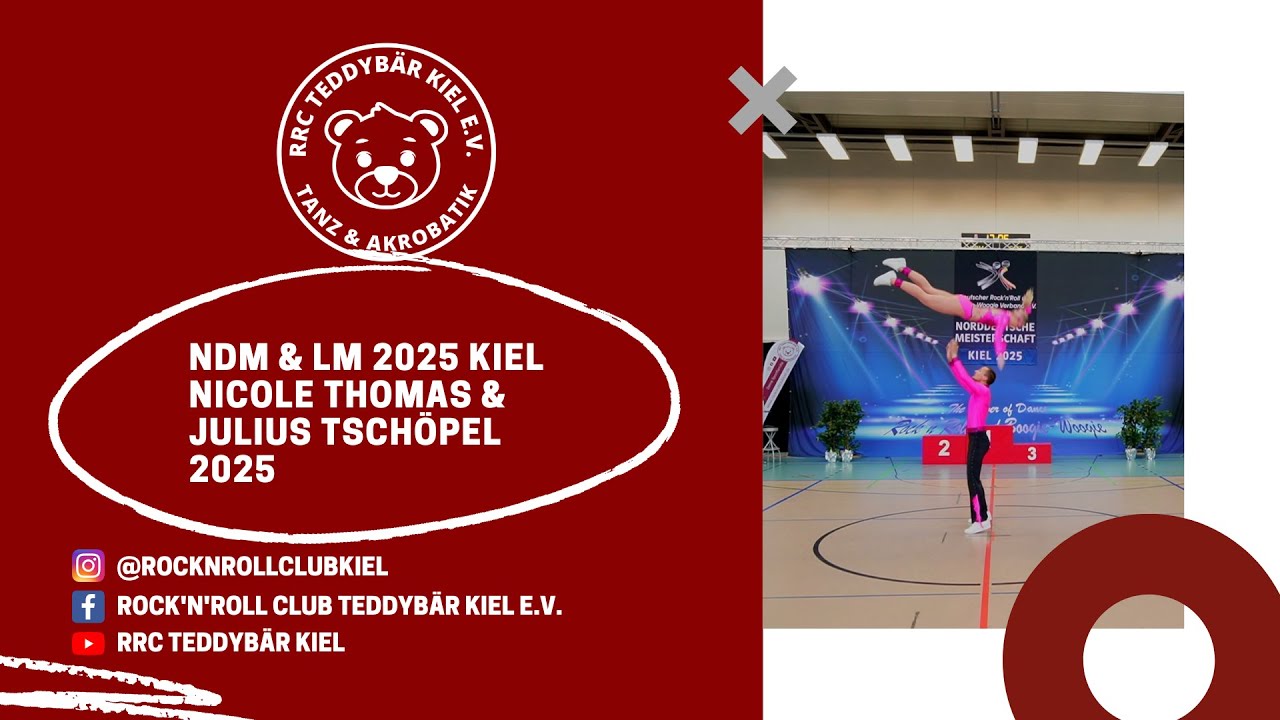 Nicole Thomas - Julius Tschöpel Akro-Endrunde A-Klasse - NDM & LM S-H Kiel 2025