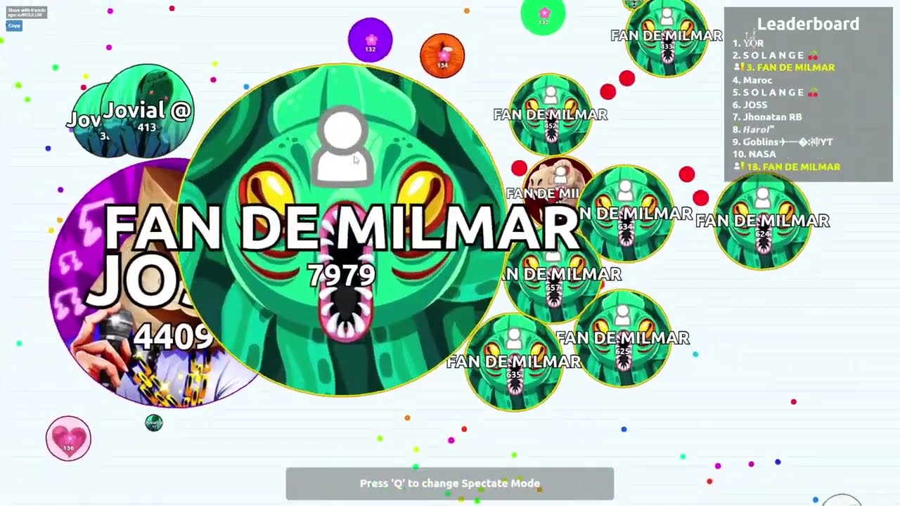 AGAR.IO | FABINHO MULTIBOX EN VANILLA SOLO VS ABUSONES