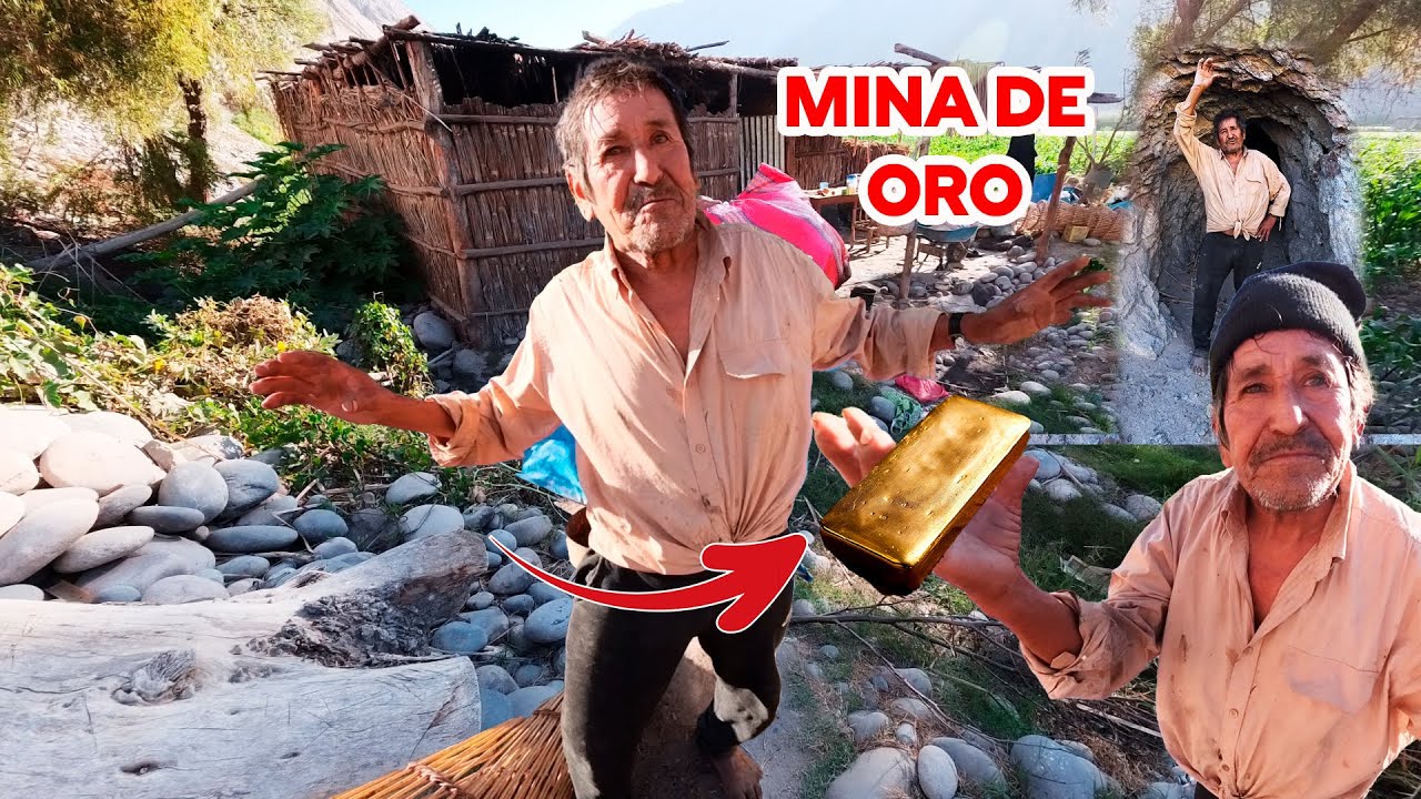 HOMBRE de 74 AÑOS que VIVE SOLO descubrió una MINA de ORO y vió SIRENAS - Don Pablo