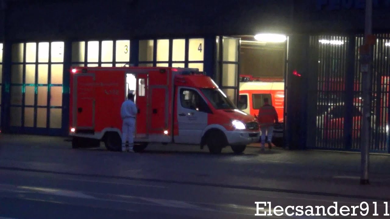RTW holt NA mit SoSi von Wache ab + NEF