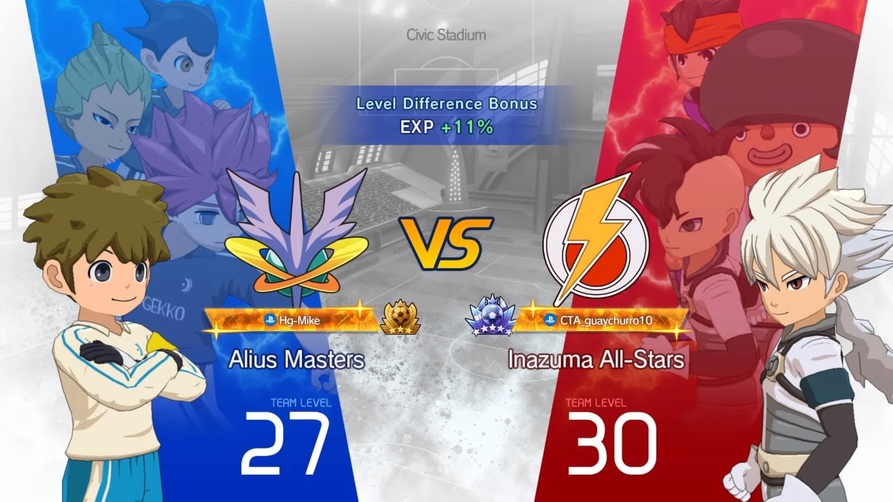 Inazuma Eleven Victory Road Beta - Online match #1