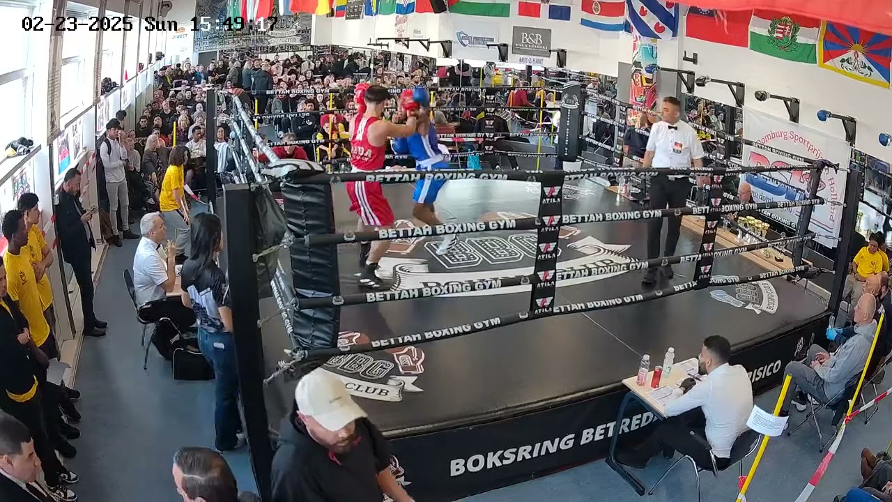 Boksbonanza 23 Februari 2025 Den Haag. Yannick Chand vs Javano Fortes -71kg elite N klasse