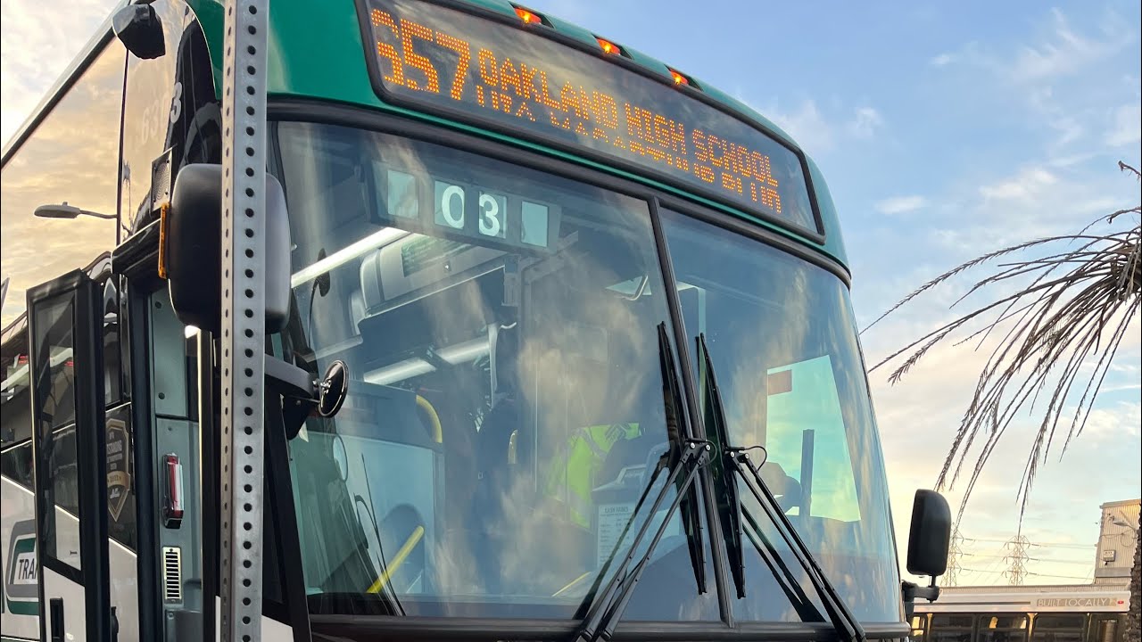 AC Transit #6303 (657) to Oakland High School (Full Ride)
