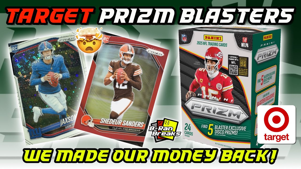 ACTUALLY AWESOME? 🤯 2025 TARGET PRIZM FOOTBALL BLASTERS! Best way to rip Prizm retail? White Discos!