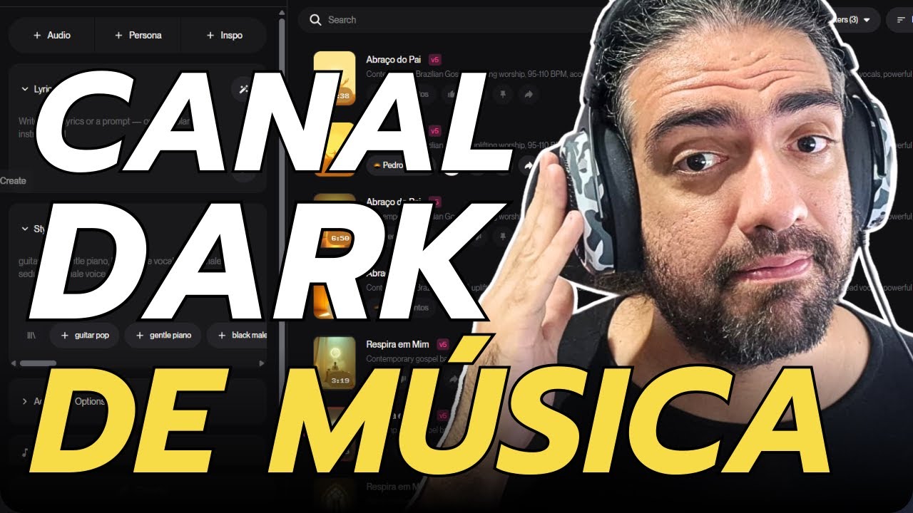 Como CRIAR um CANAL DARK DE MÚSICA com IA [AULA COMPLETA]