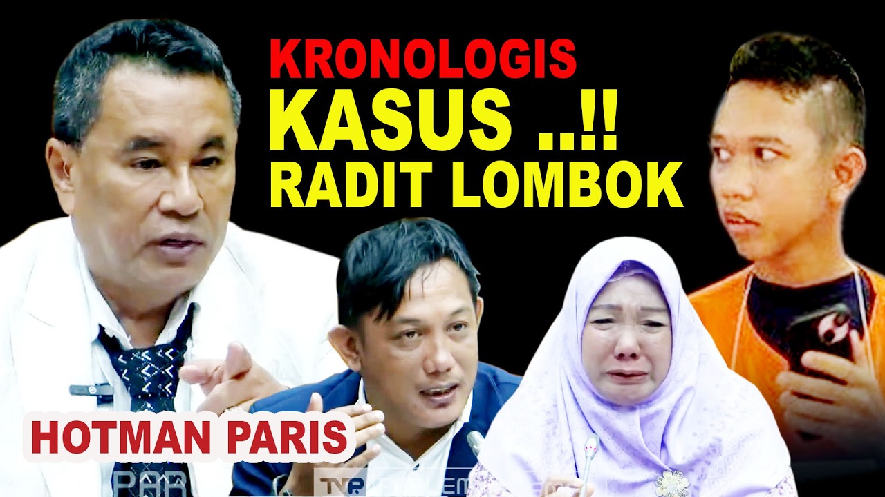 Hotman Paris Adukan Kasus Radit Lombok Ke Komisi III DPR RI