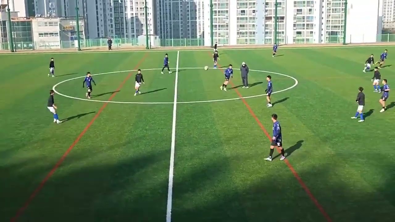 연습경기 창원기공 vs 청운고 후반전