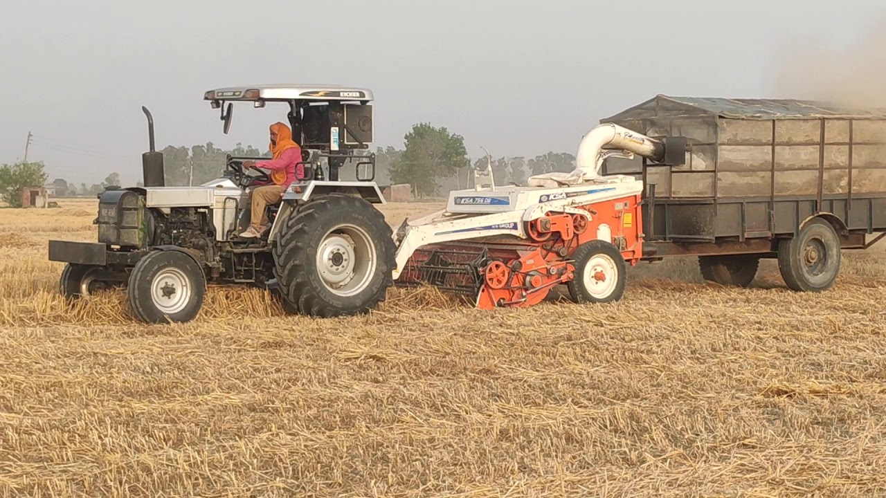 Eicher 557 TURBO POWER IN K. S REAPER IN PERFORMANCE