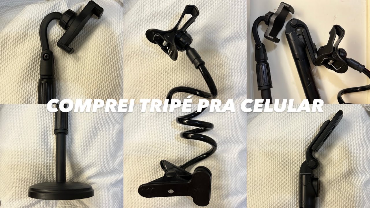 QUAL O MELHOR TRIPÉ? | Tripé de mesa, tripé de celular e tripé para vlog