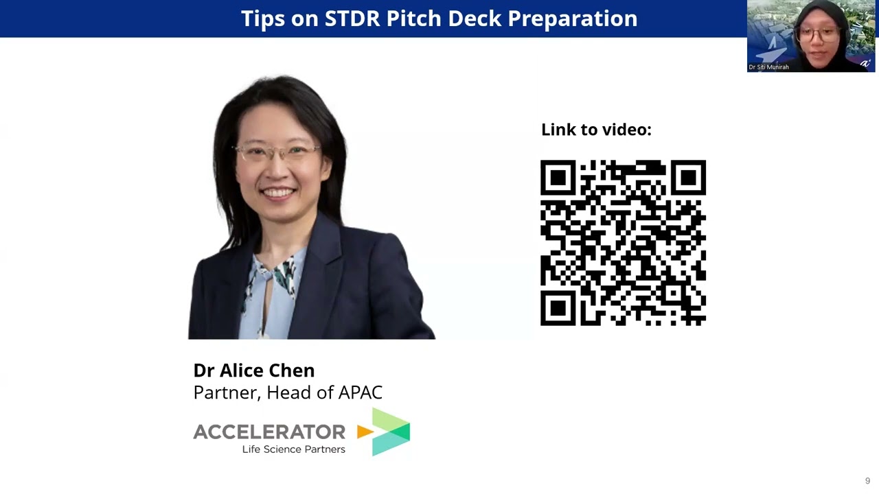 STDR 2025 July Grant Call: Key Success Factors with Dr Siti Munirah
