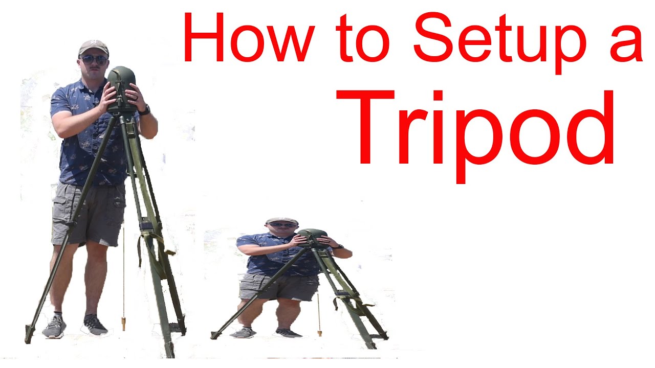 Setting up a Tripod for Survey