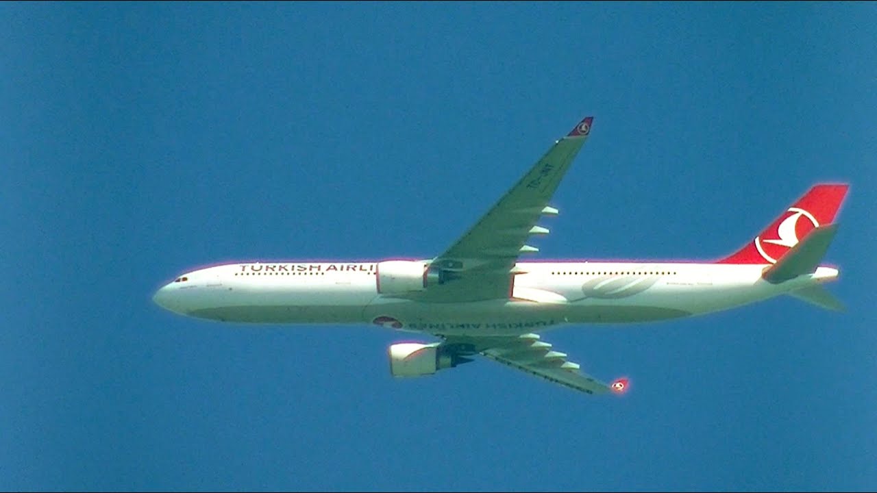 ✈稲敷のひねり Turkish Airlines A330 TC-JNT approach to Narita Airport(成田空港/トルコ航空)
