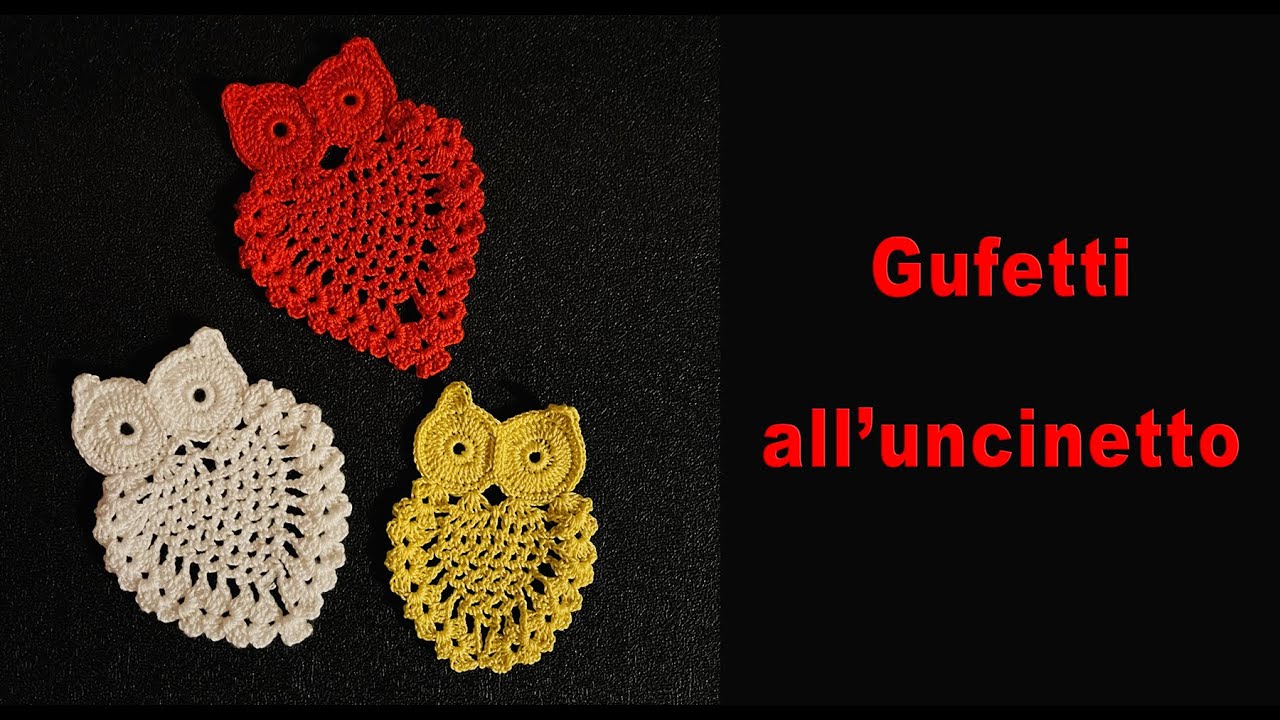 Gufetti all'uncinetto