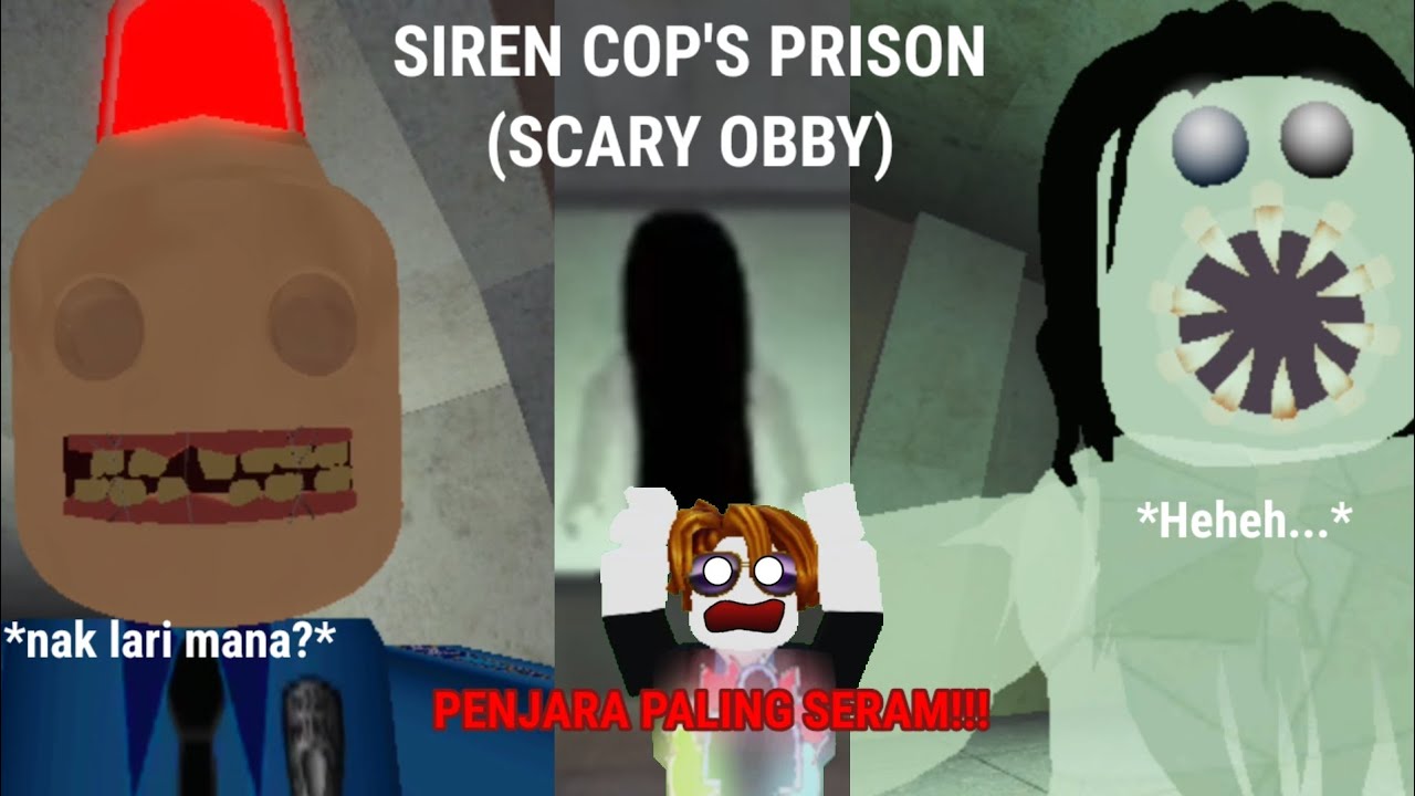 Penjara paling seram di dunia.../ SIREN COP'S PRISON! (SCARY OBBY) ROBLOX 🇲🇾