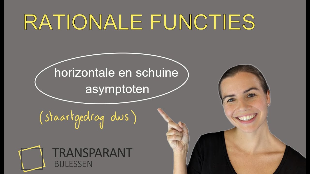Rationale functies: horizontale en schuine asymptoten