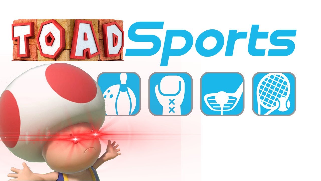 Toad Plays Wii Sports RAGE