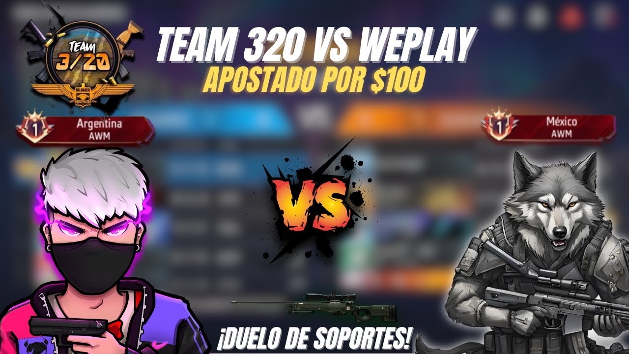 ASI GANAMOS EL APOSTADO CON TEAM 320 contra LOS CAMPEONES de BRASIL 😳🔥 | TEAM 320 vs WEPLAY✅