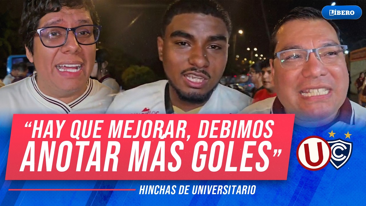 Hinchas de UNIVERSITARIO reaccionan MOLESTOS tras el 2-1 ante Cienciano en casa | L&iacute;bero
