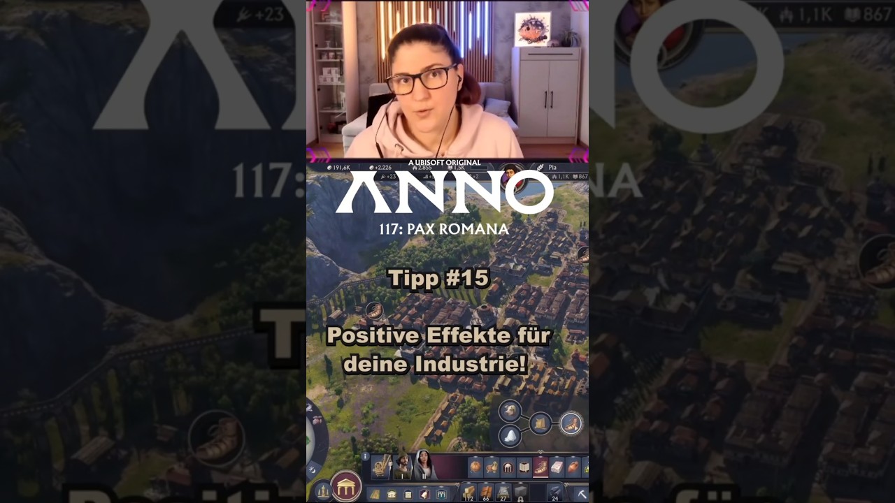 Tipps & Tricks für Anno 117 Pax Romana: Tipp 15: Positive Bereichseffekte für deine Industrie!
