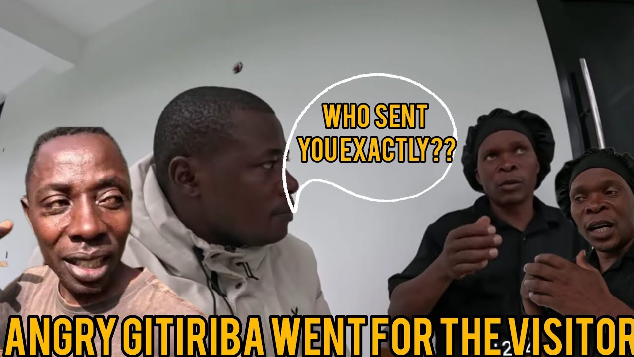 BREAKIN: ANGRY @Gitiriba WENT FOR THE VISITOR IN THE VILLA HARD QUESTION ⁉️- WHO SENT HIM??