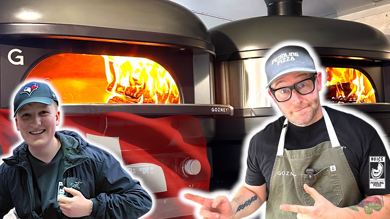 Он проделал весь путь из Швейцарии за пиццей в футболке Peddling Pizza.
