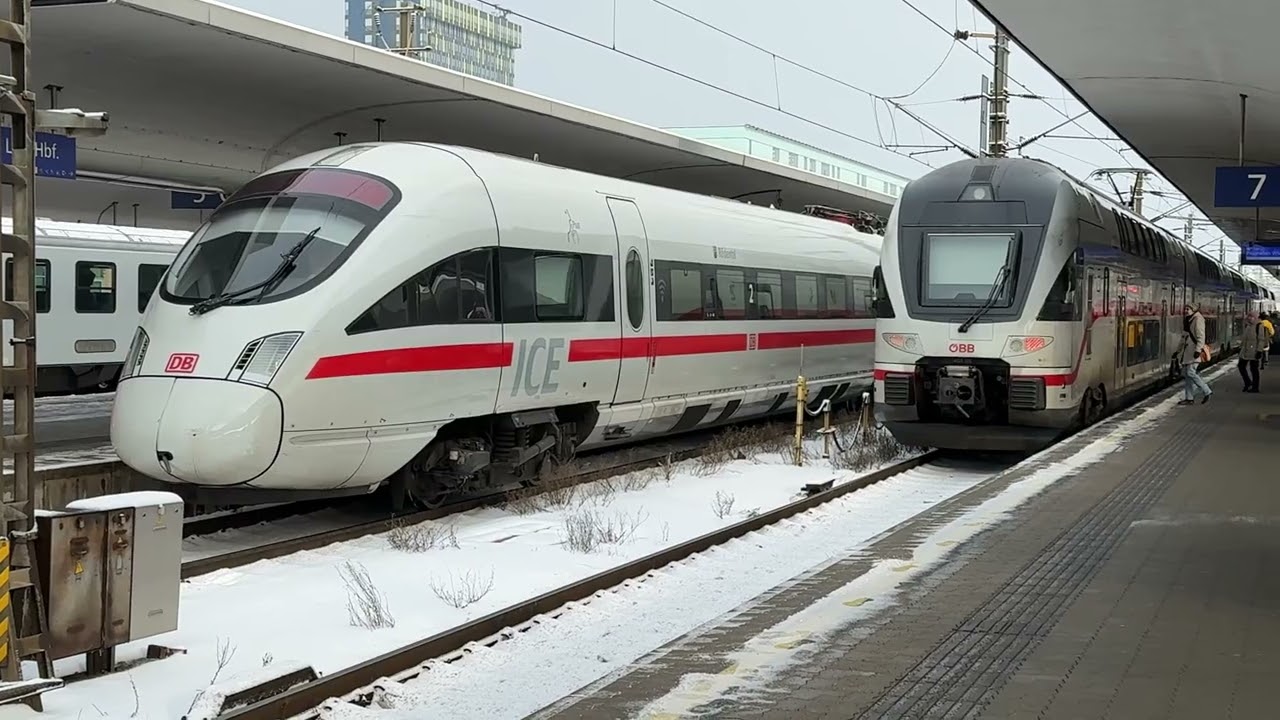 Linz Hauptbahnhof || Train Spotting in Linz Station 
