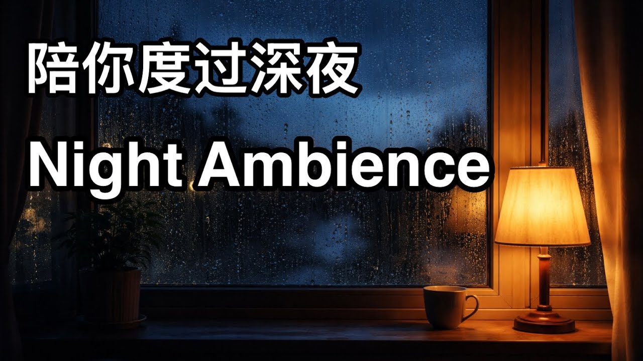 深夜雨声，给睡不着的你  ｜Night Rain Sounds for Those Who Can’t Sleep 