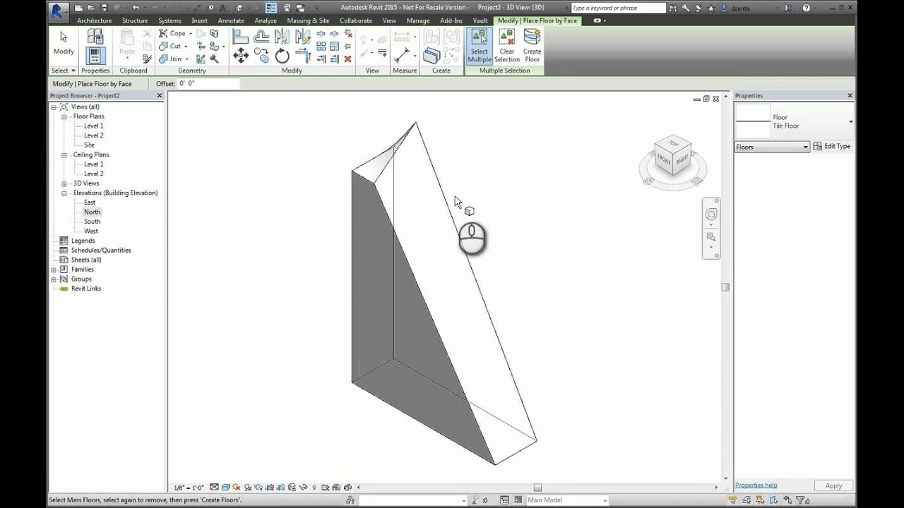 Revit Floor by Face - A How To Guide