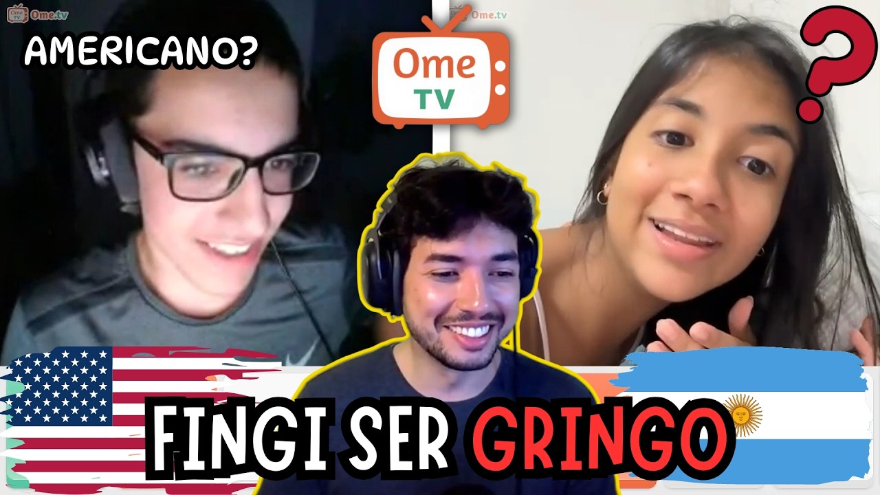 FINGI Ser GRINGO No OMEGLE 😂