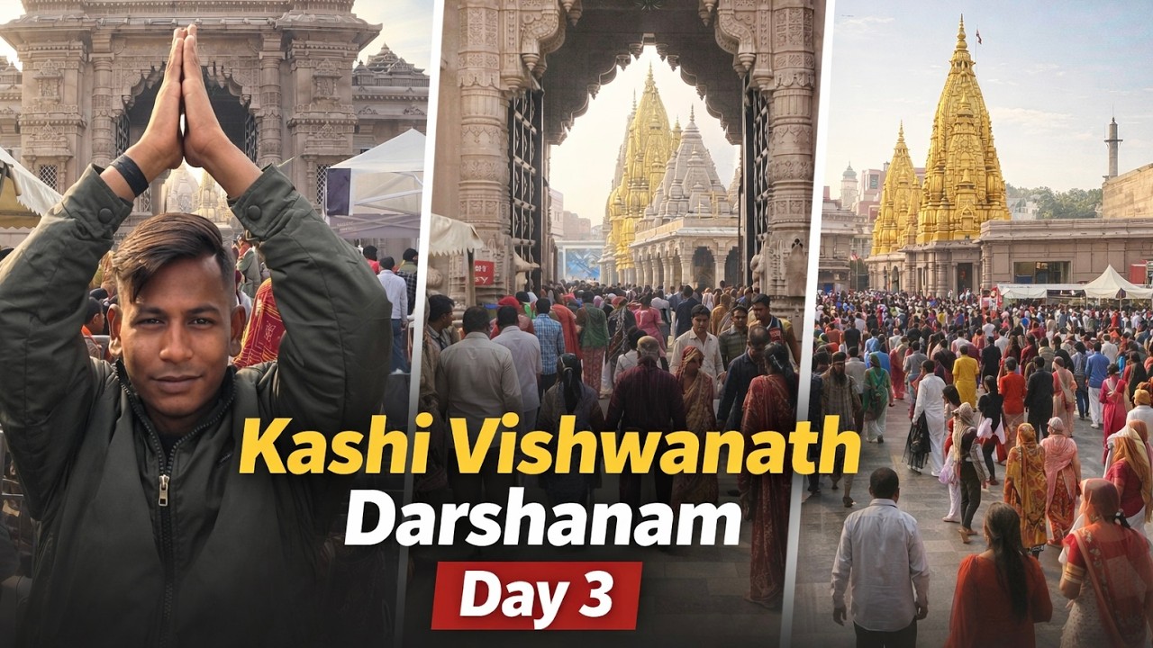 Kashi Day 3 Darshanam 🙏 | Vishwanath Jyotirlinga | Varanasi Vlog Hindi | Sumit Parkour