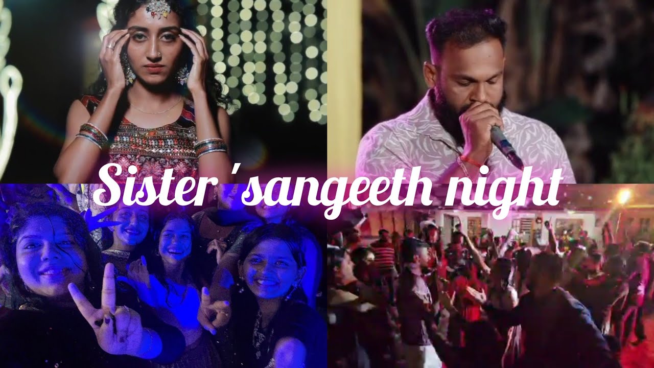 Sis sangeeth night♥️ #family time |vibe with devu|