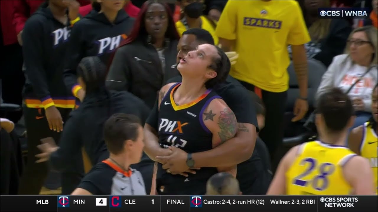 🤐 FIGHTING EJECTIONS: Brittney Griner & Rookie Rickea Jackson Get INTO IT | Los Angeles Sparks WNBA