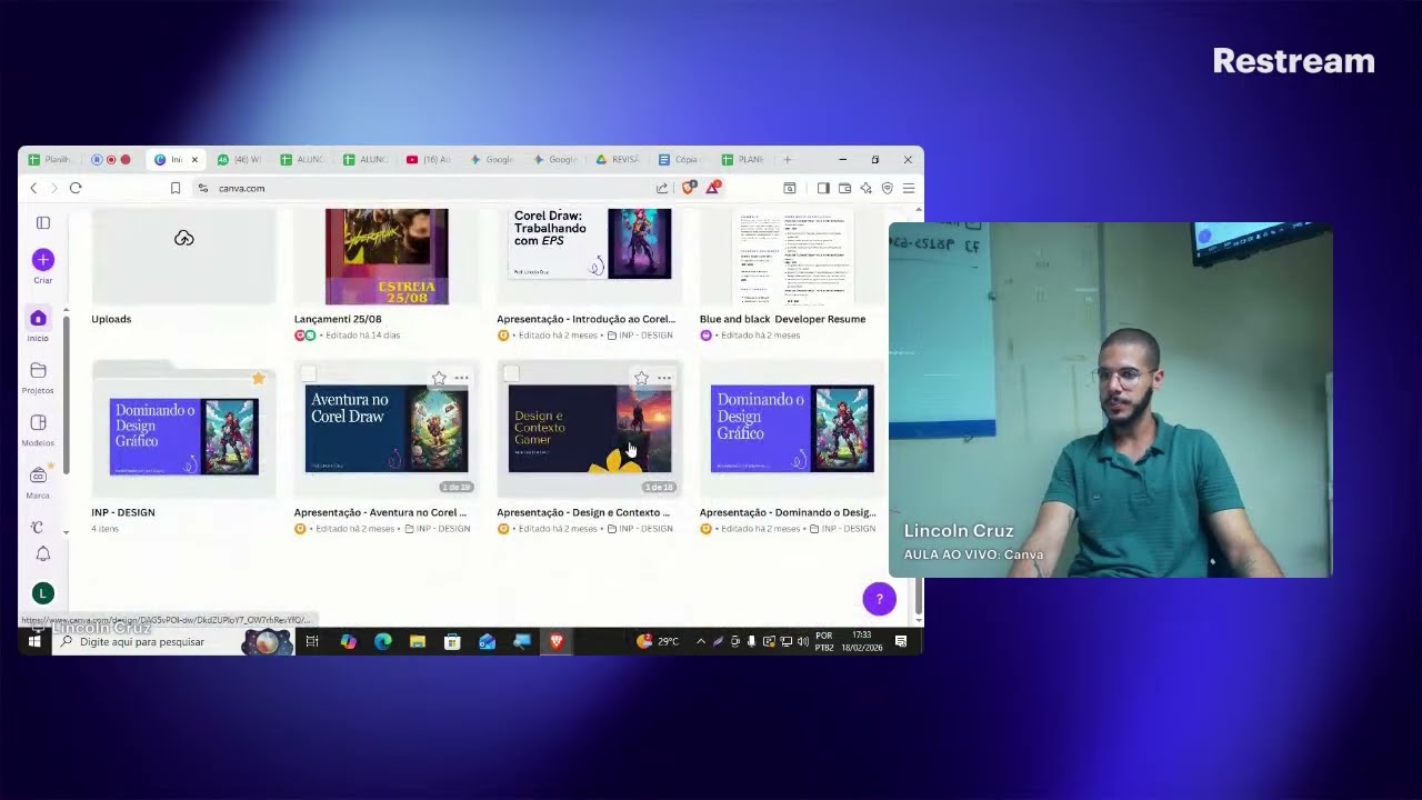 Aula AO VIVO: Domine o Canva – Design Profissional para Todos! 🎨💻