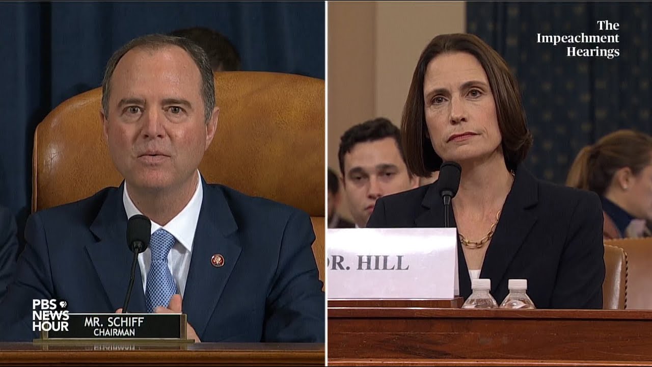 WATCH: All the key moments from Hill and Holmes' Trump impeachment hearing in 16 minutes