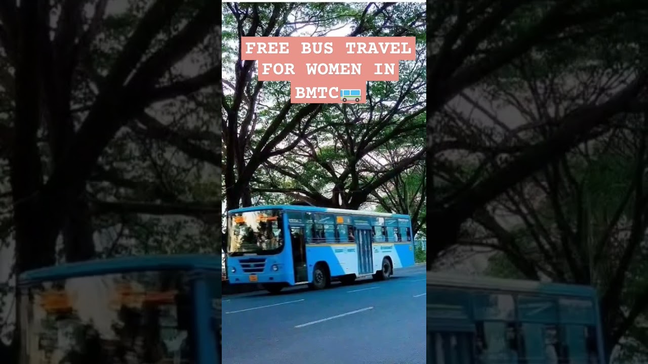 Free Bus travel for women in BMTC🚌 #bangalore #bmtcbus #shorts #youtubeshorts #women #freeride