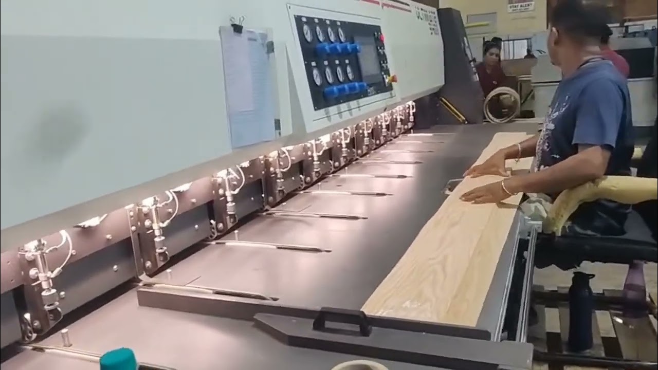ULTIMATE 3400 MACHINE WORKING VIDEOS FOR VENEER JOINTING