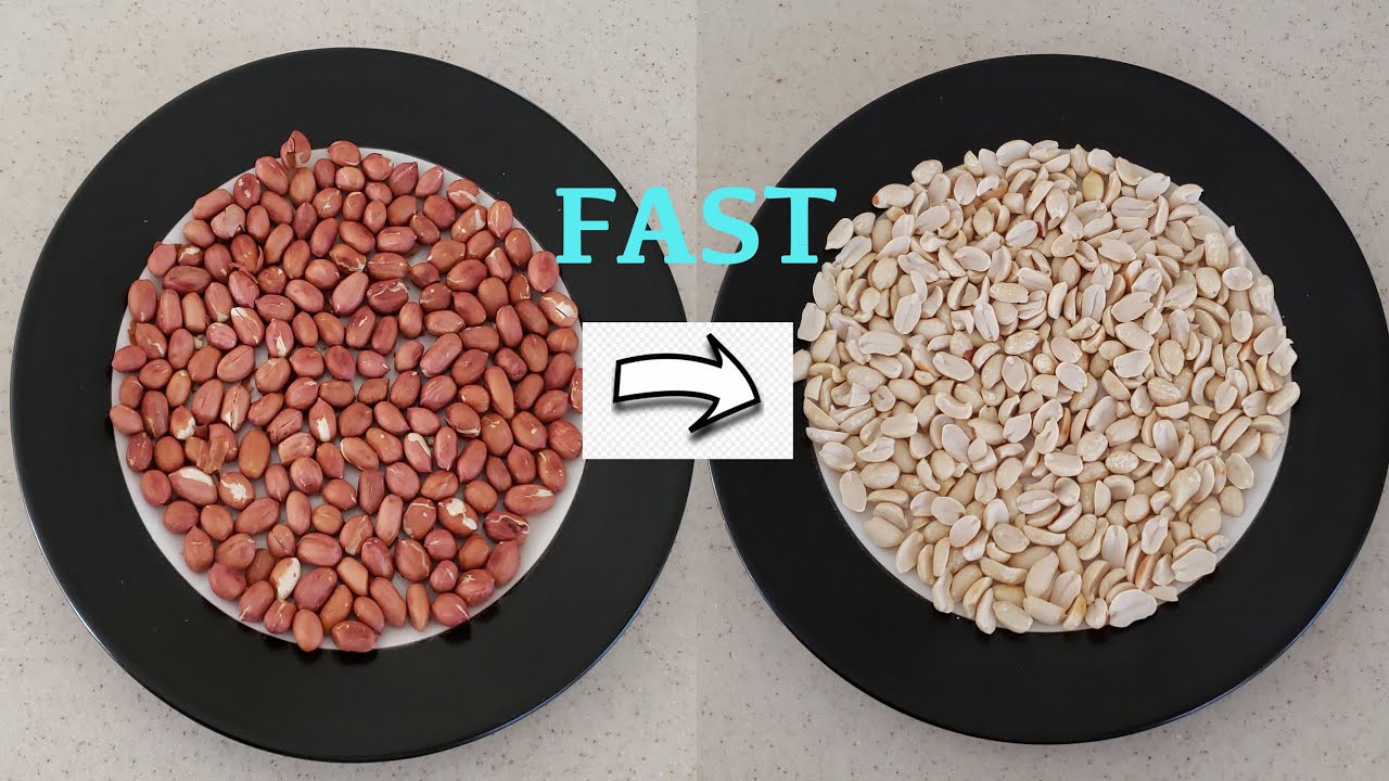 How to Peel and Split Peanuts Fast ? Quick and Easy way to peel peanut. Best method to peel peanut